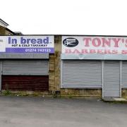 The barbers and In Bread sandwich shop off Wakefield Road