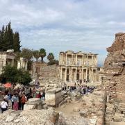 The ancient city of Ephesus - a highlight of Chris’s tour. Images: Chris Hutchinson
