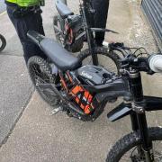 The electric bikes that were seized