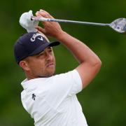Xander Schauffele bounced back from a late double bogey to share the lead after 54 holes of the US PGA Championship (Matt York/AP)