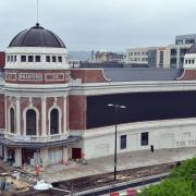 Work is progressing to transform the old Odeon cinema, but questions have been raised over its future