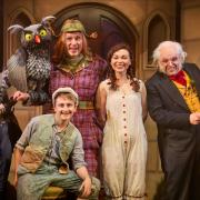 The talented cast of Awful Auntie which is showing at The Alhambra