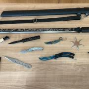 Weapons seized by West Yorkshire Police