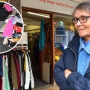 Kathy Tedd was shocked to find her charity shop had been targeted by a burglar earlier this week