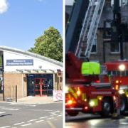 Firefighters attended Cleckheaton bus station over the weekend