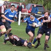 Matt Speres was injured early in North Ribblesdale's defeat