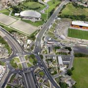 A file picture of Odsal Top roundabout, where some of the chase took place
