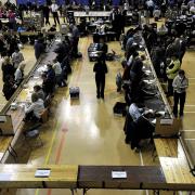 The county taking place at the Richard Dunn sport centre, Bradford, during the 2010 General Election