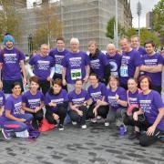 The Telegraph & Argus' City Runs team ahead of last year's fundraiser