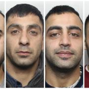 Four men jailed for street violence