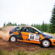 Sam Bilham of Bingley on his way to second place in the Carlisle Rally – Picture: Chicane Media