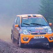 Sam Bilham won his class at the Malcolm Wilson Rally in the Lake District – Picture: Chicane Media