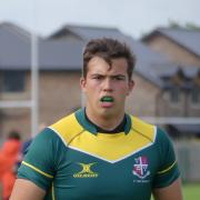 Woodhouse Grove pupil James Whitcombe, who will make his debut for England Under-16s rugby union against Wales on Sunday at Bridgwater & Albion