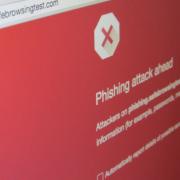 Phishing alert. Picture: Christiaan Colen