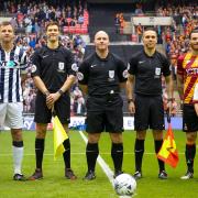 Captains, officials and mascots ahead of the 3pm kick-off at Wembley – Picture: Simon Davies
