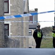 The police cordoned off the Sandford Road area after the death of Amriz Iqbal
