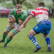 Wharfedale coach praised the play of stand-in captain George Hedgley, left, this season. Picture: Ro Burridge