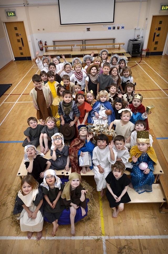 All Saints Primary School, Ilkley, pupils prepare for their show