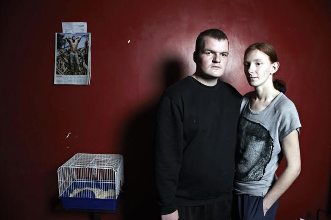 Mark Thomas and Becky Howe, both 23, who featured in Benefits Street on Channel 4