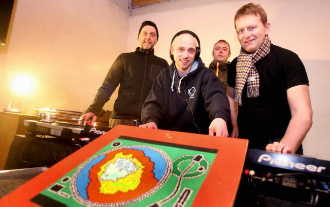 DJs backing the Kilimanjaro release (from left) Paul Hitchen, Dave Heaton, Dave Bennett and Andy Plews