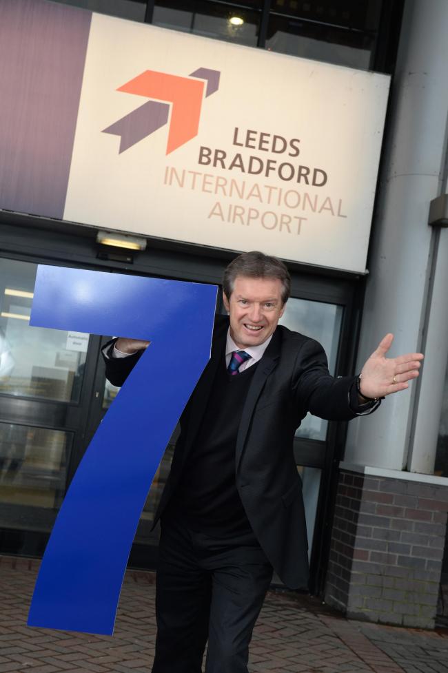 Leeds-Bradford’s Tony Hallwood celebrating the seven new routes