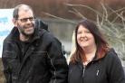 Michael Irvine and Louise Cogle, from Shetland, who were robbed of £5,000 at gunpoint in Bradford