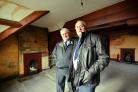 Coun Paul Cromie (left) and Coun Michael Walls upstairs in the former Nat West building