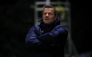 Barrow manager Mark Cooper will not be on the touchline for any of his side's next eight games, unless he wins an appeal. Picture: PA.