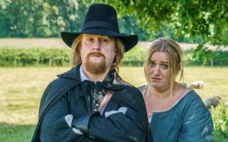 A new comedy from the Gibbons brothers takes us back to 17th Century England, with Daisy May Cooper and Tim Key in the lead roles (BBC/Baby Cow Productions/Pete Dadds)