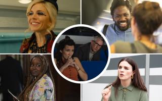 Top left-right clockwise: Sienna Miller, Adjani Salmon, Aisling Bea, Lolly Adefope
Middle: Steve Coogan & Sarah Solemani (PA)