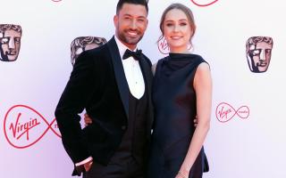 Rose Ayling-Ellis and Giovanni Pernice attending the Virgin BAFTA TV Awards 2022, at the Royal Festival Hall in London (PA)