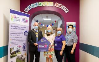 Lord Mayor Cllr Martin Love visits Bradford's neonatal unit as part of his civic appeal