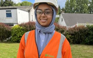 Former Dixons Trinity Academy pupil Alisa Ahmad, pictured, is working across West Yorkshire on anything from park and ride schemes to flood alleviation projects. Picture: Alisa Ahmad