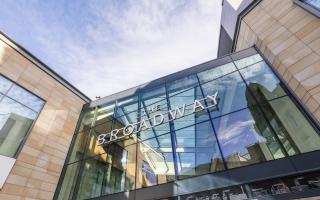 The Broadway in Bradford city centre
