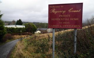The sign for Regency Court care home in Keighley