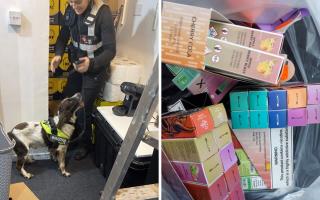Illegal tobacco and vapes seized in series of raids