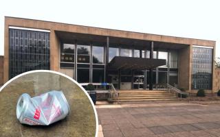 A littering case was heard at Kirklees Magistrates' Court
