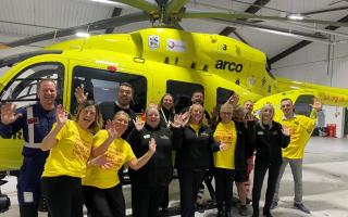 Yorkshire Air Ambulance has been given a £20,000 boost thanks to generous Asda staff
