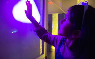 The sensory room at 'outstanding' Forget Me Not Hospice in Huddersfield