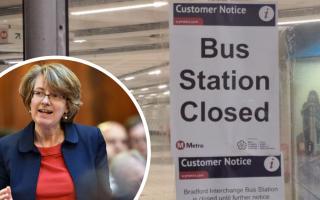 Bradford Council leader Susan Hinchcliffe is concerned about the closure of the bus station at Bradford Interchange