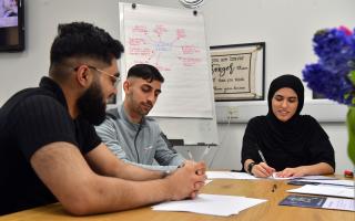 Young people shared personal stories and suggested lessons for the UK Covid Inquiry at Bradford's Khidmat Centre in February