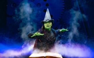 Laura Pick played the role of Elphaba (the Wicked Witch of the West) in a performance of Wicked at The Alhambra.
