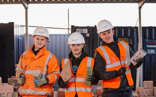 Callum Quinn, from Bradford, passed his bricklaying qualification alongside fellow apprentices