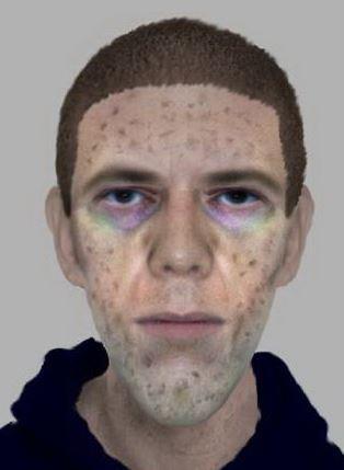 Do you know this man? E-fit released after woman had alcohol poured over her in park robbery