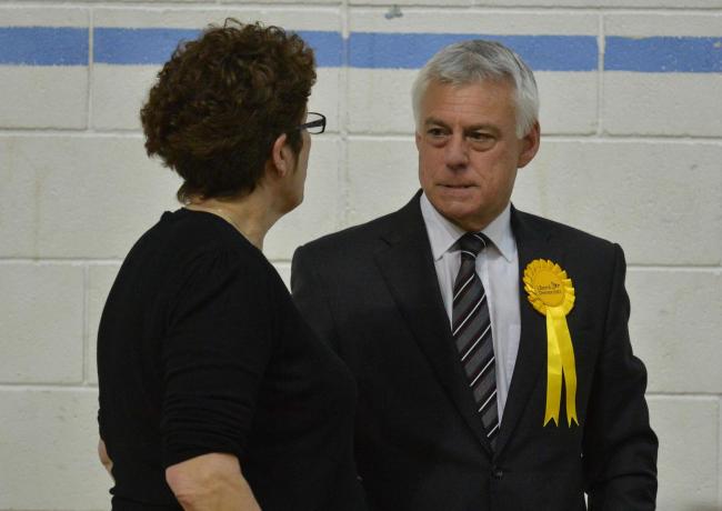David Ward looking concerned as the recent election counts took place