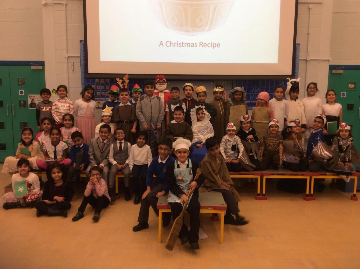 Victoria Primary Christmas Concert Foundation Stage and KS1 was called A Christmas Recipe