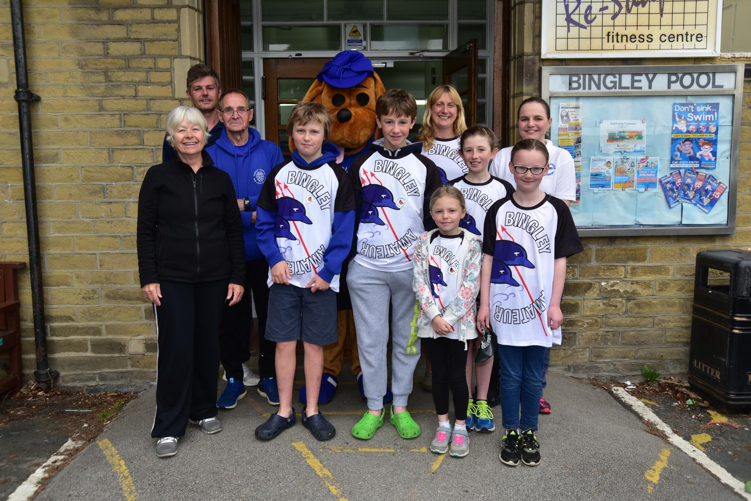 Swim and run for good causes during towns first biathlon Bradford Telegraph and Argus