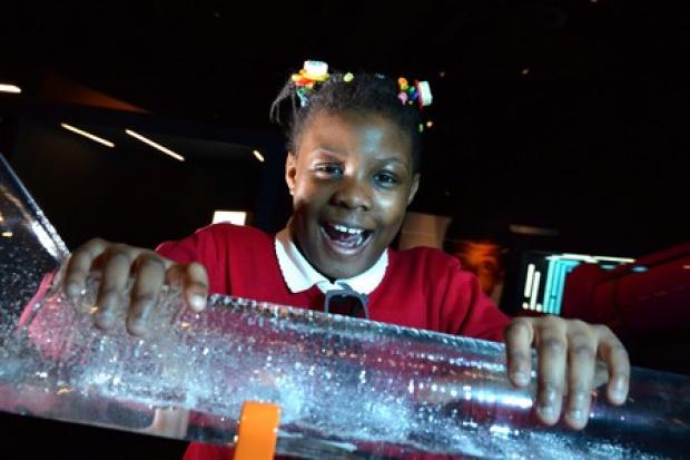Primary school pupil Mariama Nyally, at the opening of the Wonderlab last year, was one of many schoolchildren to visit the museum