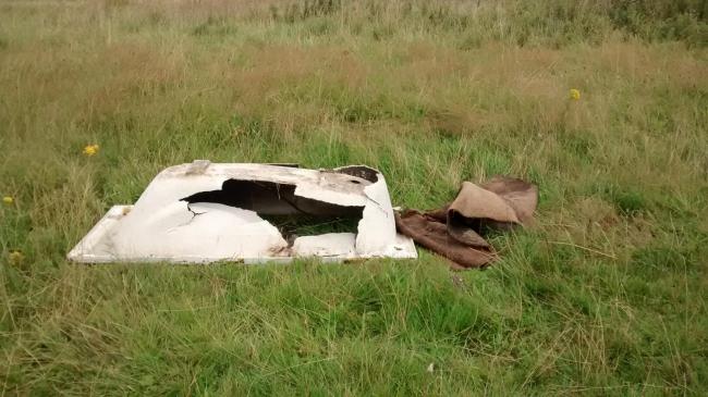 Reports of a dead horse in a Bradford field were not what they seemed, when inspectors found an old bathtub