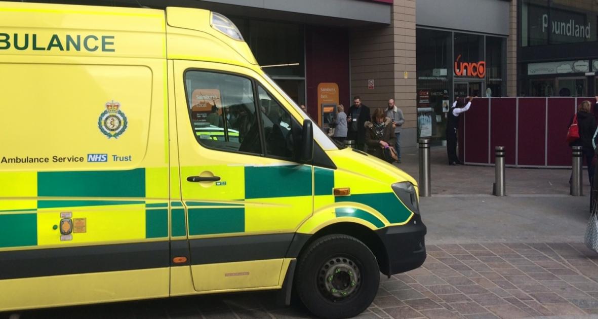 Man injured outside The Broadway shopping centre